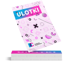 Ulotki reklamowe w formacie DL, A7, A6, A5, A4, A3 na różnych papierach. Szybka realizacja w Drukarnia Częstochowa.