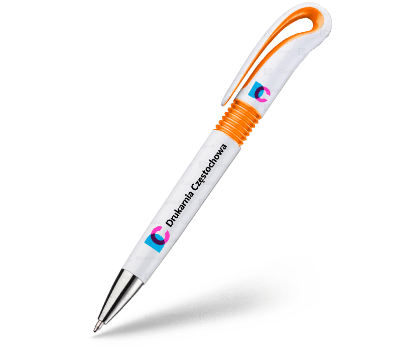 Długopisy reklamowe plastikowe z nadrukiem logo firmy gadżety reklamowe tania Drukarnia Częstochowa