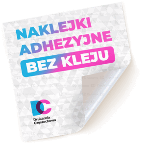 Folia adhezyjna - elektrostatyczna folia reklamowa bez użycia kleju łatwa do aplikacji w miejscu ekspozycji tania Drukarnia Częstochowa