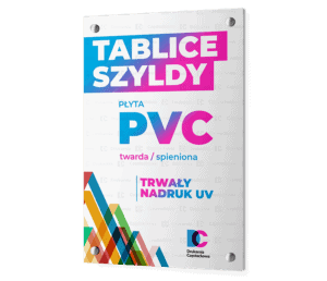 Tablica szyld PVC spieniona druk UV - Drukarnia-Czestochowa