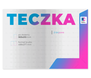 Teczki firmowe z logo eleganckie druk teczek tania Drukarnia Częstochowa