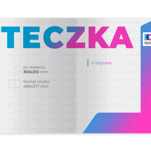 Teczki firmowe z logo eleganckie druk teczek tania Drukarnia Częstochowa