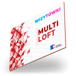 Wizytówki warstwowe Multioft z kolorowym rdzeniem w środku grube nietypowe druk wizytówek wielowarstwowych tania Drukarnia Częstochowa