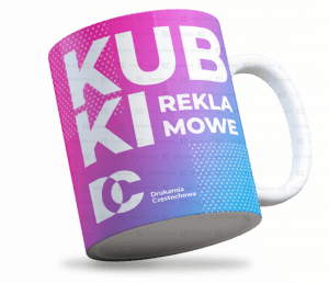 Kubki reklamowe białe pojemność 330ml zlogo lub innym własnym nadrukiem tania Drukarnia Częstochowa