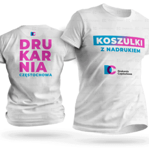 Koszulki t-shirt damskie męskie dziecięce z własnym nadrukiem Nadruki na odzieży tania Drukarnia Częstochowa