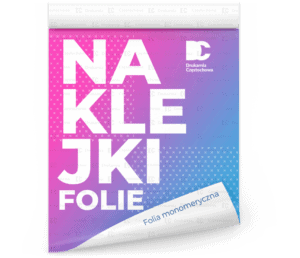 Naklejki samoprzylepne podłogowe monomeryczne easy dot adhezyjne szronione okienne OWV wypukłe 3D magnetyczne druk arkuszowy indywidualne wymiary dowolny kształt Drukarnia Częstochowa